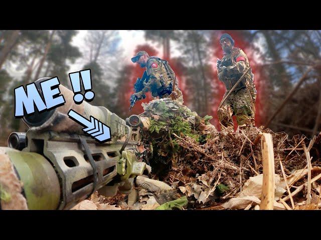 MAX Level Ghillie Suit SO GOOD I Got Stepped On!  (Airsoft BB Sniper)