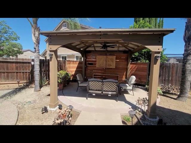 Costco's Yardistry 12 x 14 Gazebo with added privacy wall #costcogazebo #yardistrygazebo #gazebo