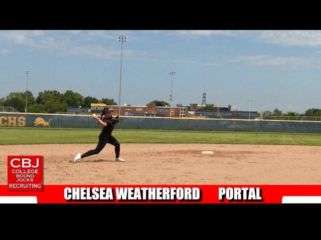 Softball Skills Video Chelsea Weatherford Shortstop/Catcher