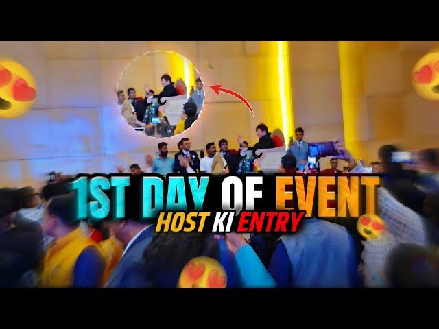 1st Day Of Event Host Ki Entry || The Masti Squad  || 3rd Vlog