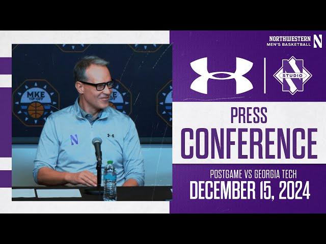 Men's Basketball - Postgame vs Georgia Tech - Press Conference (12/15/24)