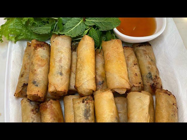 Vietnamese Egg Rolls Fried and Air Fried | MyHealthyDish