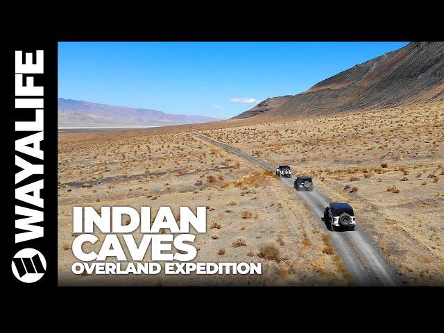 JL Wrangler Overland Expedition of Northern Nevada Indian Caves Petroglyphs and Tuffa Towers