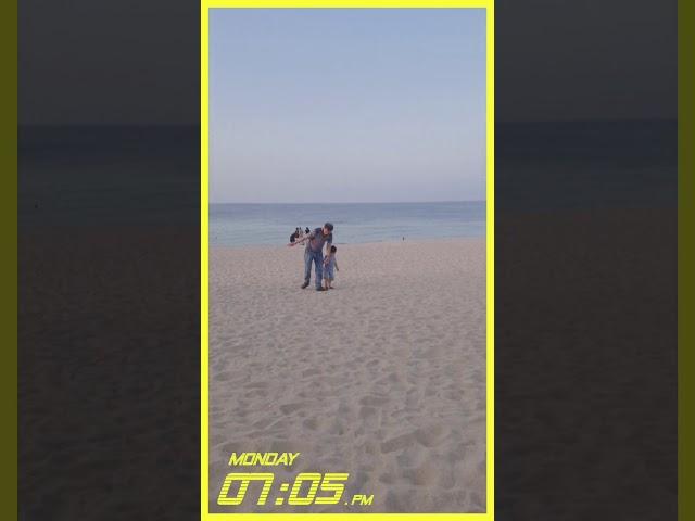 할아버지와 함께 바다