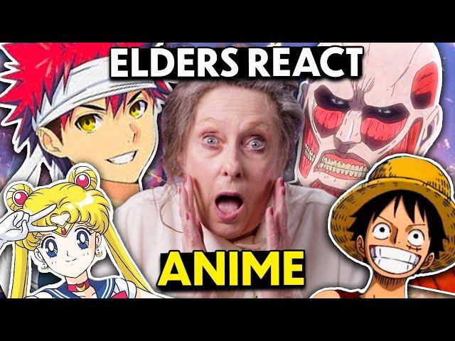 Elders React To Popular Anime! (One Piece, Hunter X Hunter, Naruto, Attack On Titan) | React