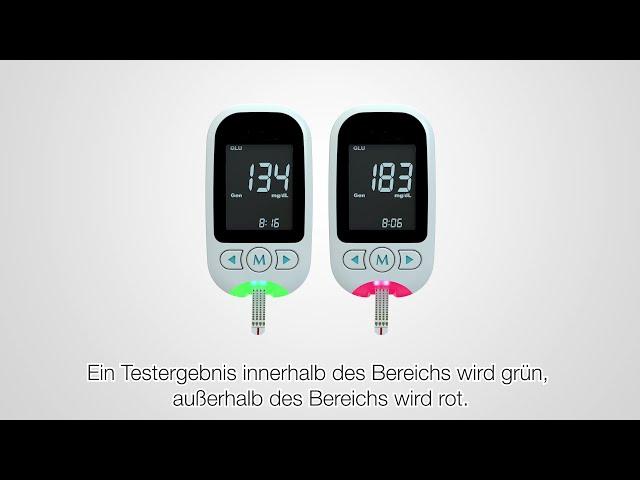 Premium Glucose Test Operational Tutorial (German)