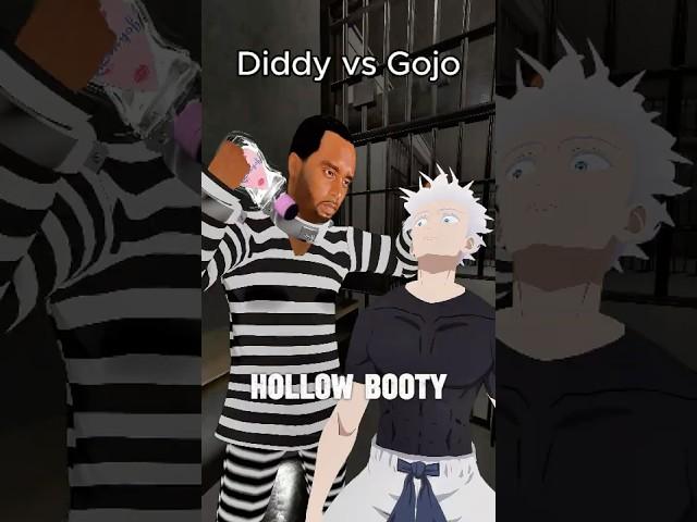 Diddy vs Gojo: Hollow Booty #diddy #gojo #gojosatoru #jjk #jjkedit #jujutsukaisen #anime #vrchat