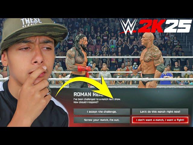 WWE 2K25 we play UNIVERSE MODE