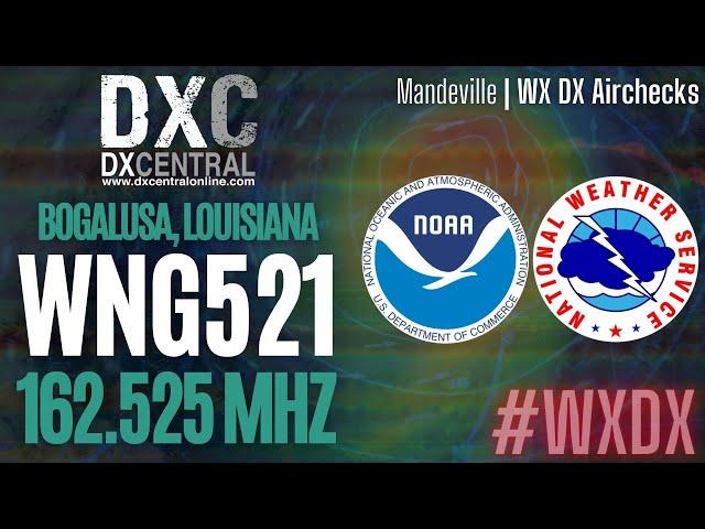 #wxdx | 162.525 | WNG521 | Bogalusa, LA | Local | 35 miles