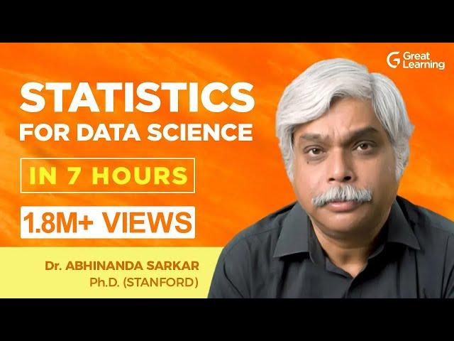 Statistics for Data Science | Probability and Statistics | Statistics Tutorial | Ph.D. (Stanford)