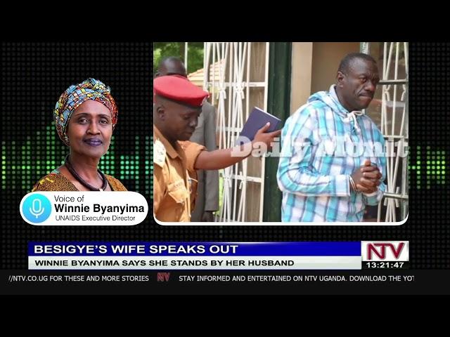 Winnie Byanyima says she stands by her husband