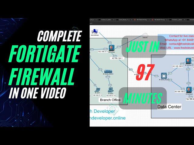 FortiGate firewall configuration step by step