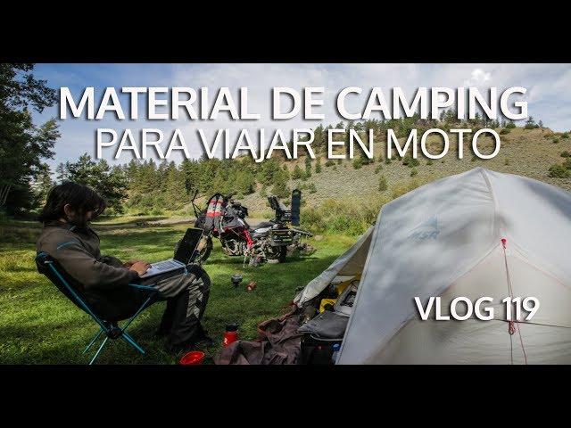 Camping y cocina  | Cómo organizar un viaje en moto. Vlog #119