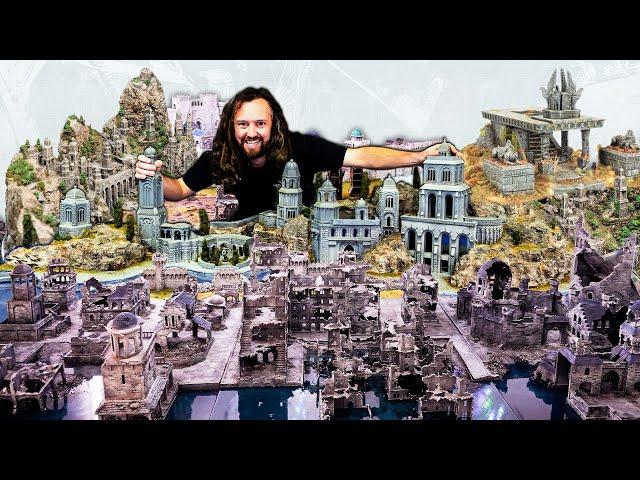 The BIGGEST wargaming board in YouTube History! Amon Hen Lord of the Rings Warhammer Scenery