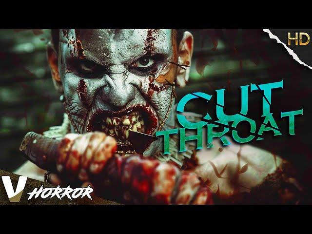 CUT THROAT | HD SLASHER HORROR MOVIE | FULL SCARY FILM IN ENGLISH | V HORROR