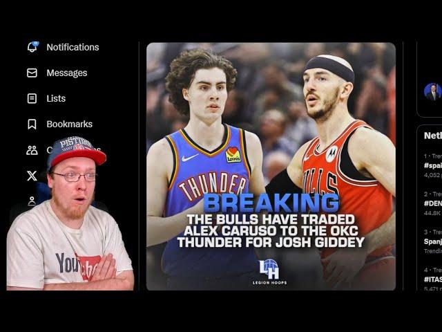 Alex Caruso Traded For Josh Giddey!