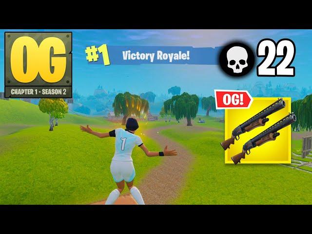 Fortnite OG Season 2 | High Kill Solo Ranked Win Gameplay (Double Pump)