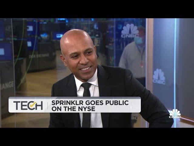 Sprinklr CEO on the company's public debut