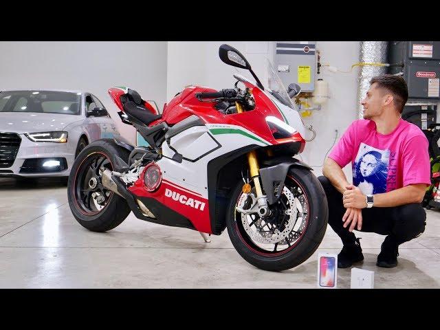 My New Ducati V4 Speciale! House Tour & iPhone X Giveaway!