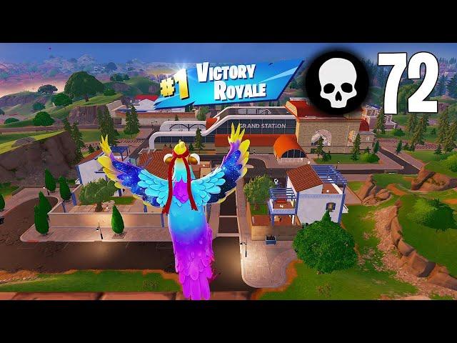 72 Elimination Solo vs Squads Wins “Zero Build” Gameplay (Fortnite Chapter 5 Ps4 Controller)