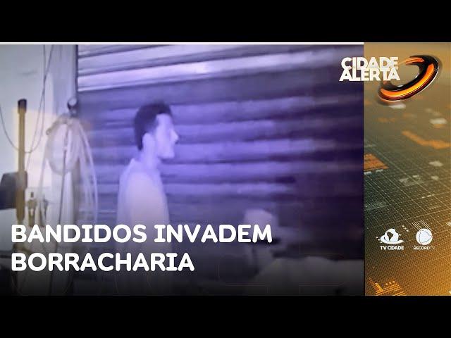 Bandidos invadem borracharia, furtam bicicleta e equipamentos | Cidade Alerta CE