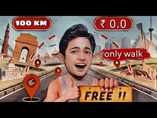 I Travelled Entire DELHI in Rs O !!*FREE* | Living on 0rs in delhi   #ad #aayushsapra #livingonOrs