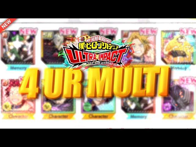 LUCKIEST INFINITE REROLL SUMMONS!!! I LOVE YOU MY HERO ACADEMIA ULTRA IMPACT