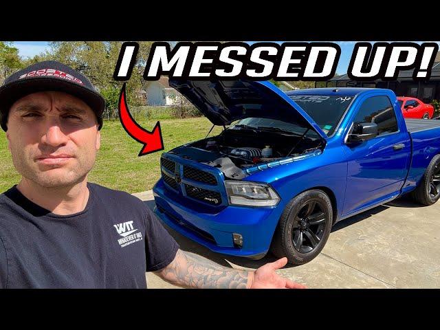 HELLCAT DODGE RAM 1500 NOT LOOKING GOOD & DESTROYED MY SHOP