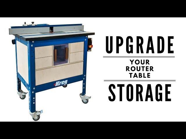 How to IMPROVE your ROUTER TABLE Storage | FREE PLANS