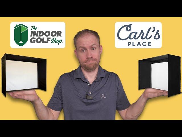 Golf Simulator Enclosures: Carl's Place C-Series vs Indoor Golf Shop SIG