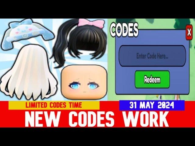 *NEW CODES MAY 31, 2024* UGC DON'T MOVE ROBLOX | LIMITED CODES TIME