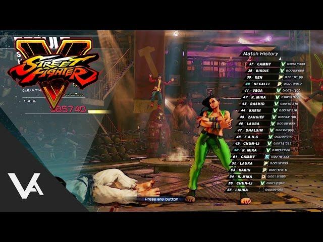 Street Fighter V - Survival Mode Highlights