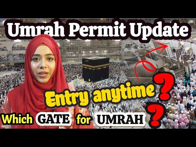 Umrah Permit Detail || Which gate for Umrah?? || Latest update 2023