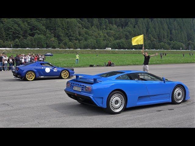 Bugatti EB110 vs NEW Lancia Stratos