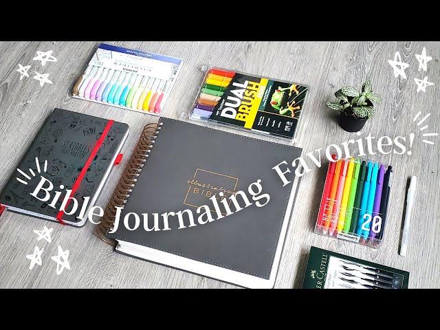 Bible Study Journal Favorites | My Favorite Bible Journaling Supplies | Journaling Supply Favorites