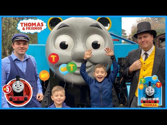 Day Out with Thomas and Friends | Real Thomas The Tank Engine | Steam Trains for Toddlers