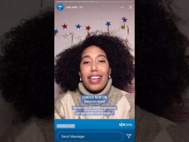 NDR Info Candice Newton, DAG Hamburg Nov 9, 2020