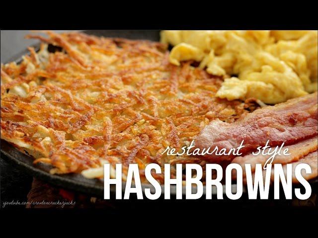 How to Make Hash Browns - Diner Style Restaurant Hashbrown Recipe