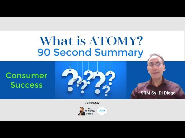 What is ATOMY? 90 Second Summary | SRM Syl Di Diego [1 MIN]