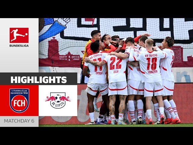 Openda-Strike Makes The Difference | 1. FC Heidenheim 1846 - RB Leipzig 0-1 | Highlights | MD 6