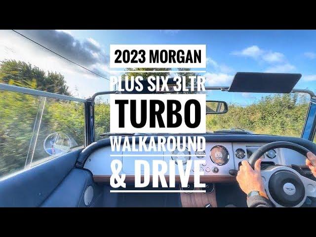 2023 Morgan Plus Six. Walk around and drive