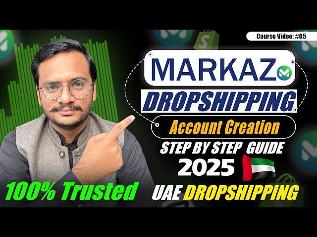 How To Create Markaz UAE Dropshipping Account || UAE dropshipping