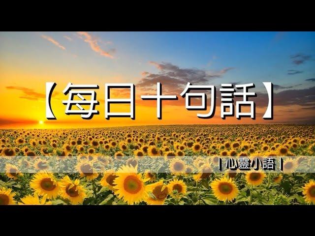 十句值得思考的話｜心靈小語｜