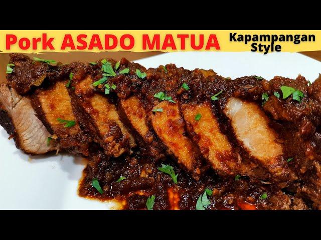 ASADONG KAPAMPANGAN | Asado MATUA | Pork Asado | Filipino Food