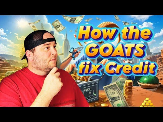 How the GOATS fix your Credit | top secret to fixing Your Credit