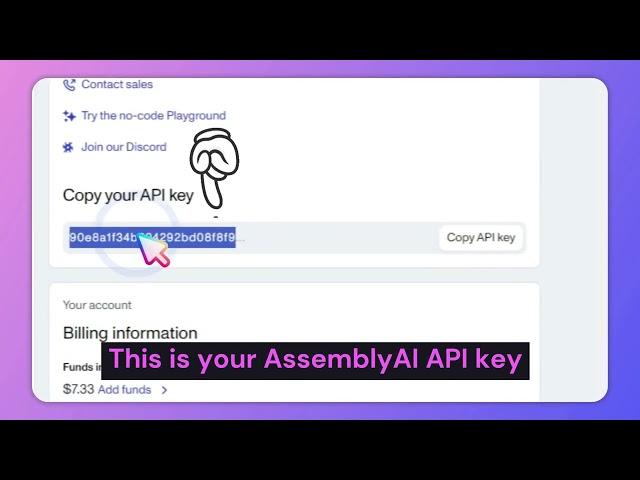 Shorz (Tutorial) - How to get AssemblyAI API key