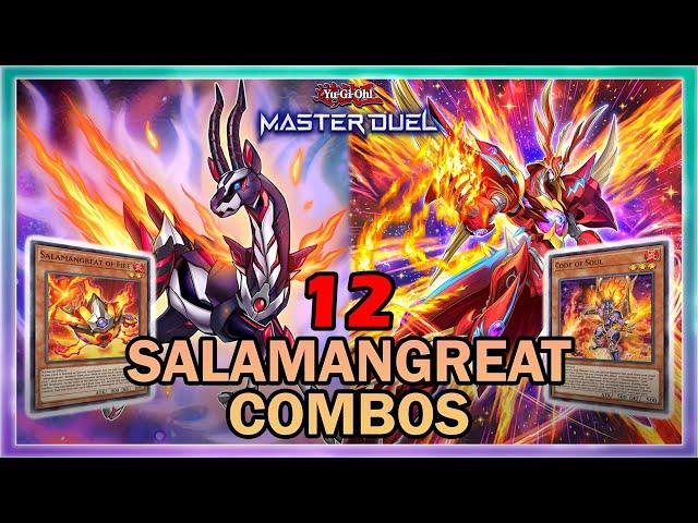 12 SALAMANGREAT MUST KNOW COMBOS FT. NEW SUPPORT FROM REVIVED LEGION IN YUGIOH MASTER DUEL