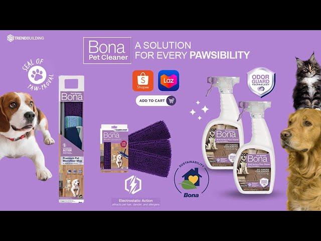 Bona Floor Cleaner, Safe for Dogs, Cats, Pets, Floor Disinfectant Products in the Philippines