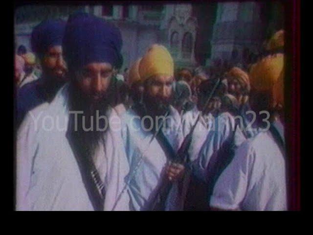 *Rare Exclusive Footage* | Sant Giani Jarnail Singh Khalsa Bhindranwale (Damdami Taksal) Walking