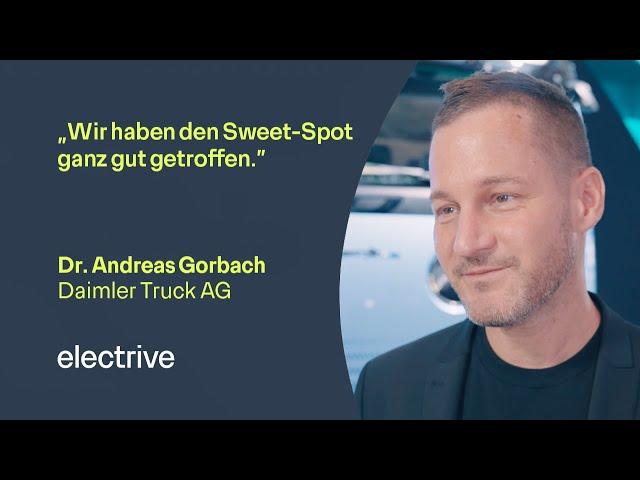 Dr. Andreas Gorbach, Entwicklungsvorstand der Daimler Truck AG, über den Mercedes-Benz eActros 600